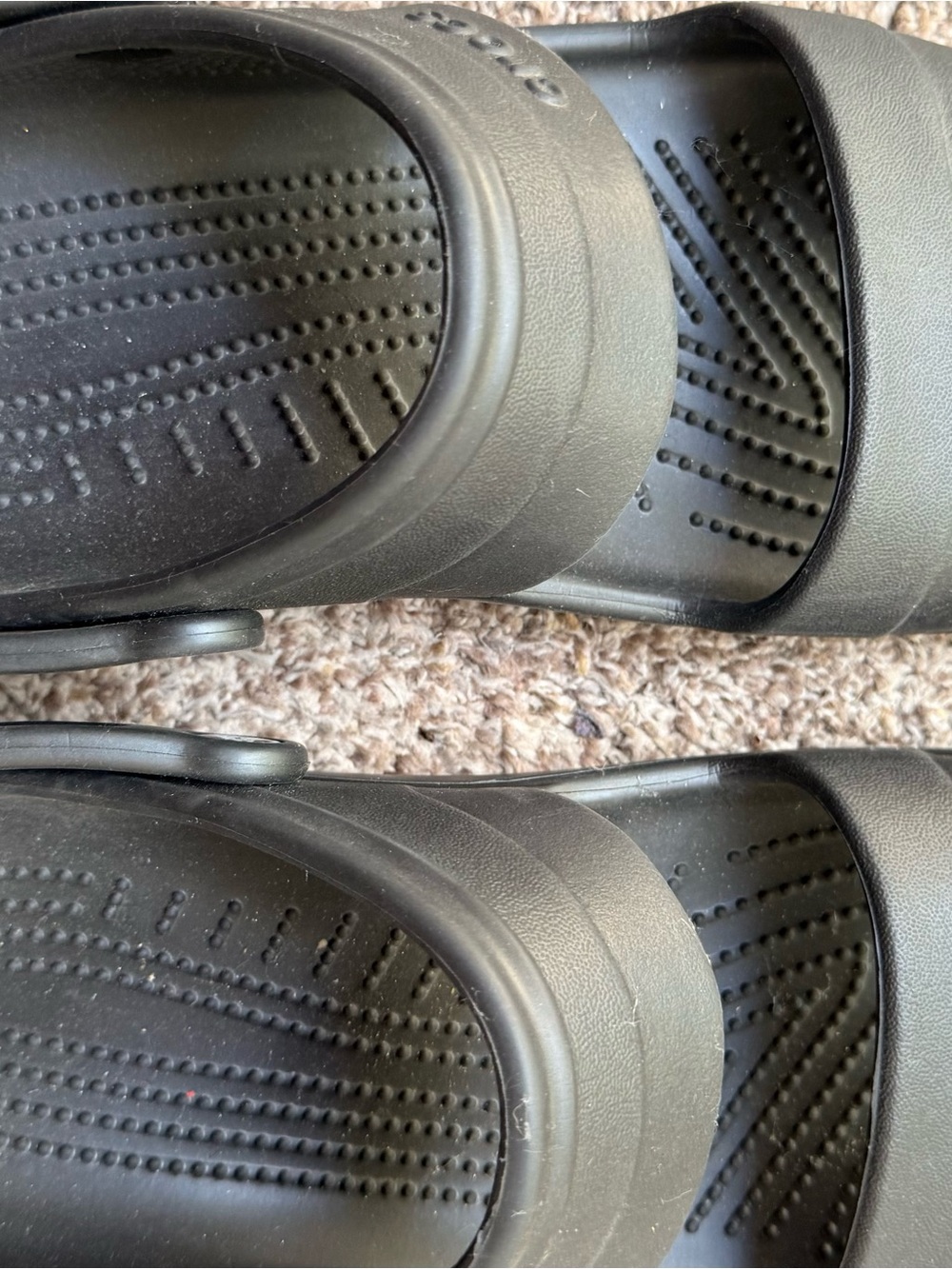 CROCS Brand NEW Black Slip-On Comfort Sandals unisex